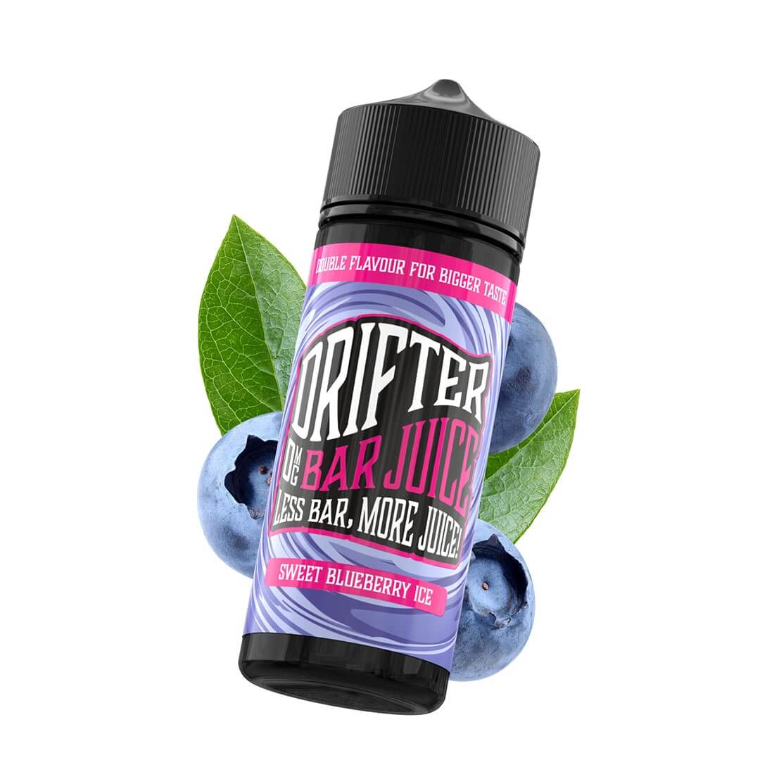 Sweet Blueberry Ice 120ml Shortfill - Drifter Bar Salts